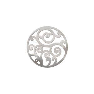 Virtue Filigree Cut Out Rhodium Flat