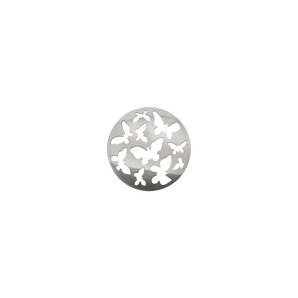 Virtue Silver Butterfly Cut Out