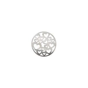 Virtue Silver Simple Heart Cut Out
