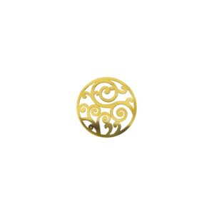 Virtue Filigree Cut Out Gold Flat