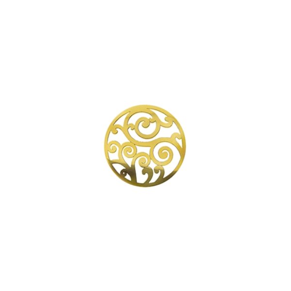 Virtue Filigree Cut Out Gold Flat