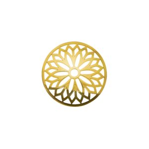 Virtue Silver Lyrd Flower Cut Out