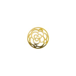 Virtue Full Rose Cut Out Gold Curved 23