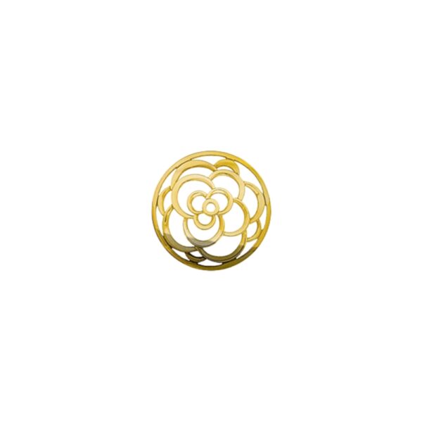 Virtue Full Rose Cut Out Gold Curved 23