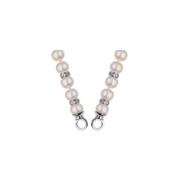 Virtue 45cm Pearl And 6mm Crystal