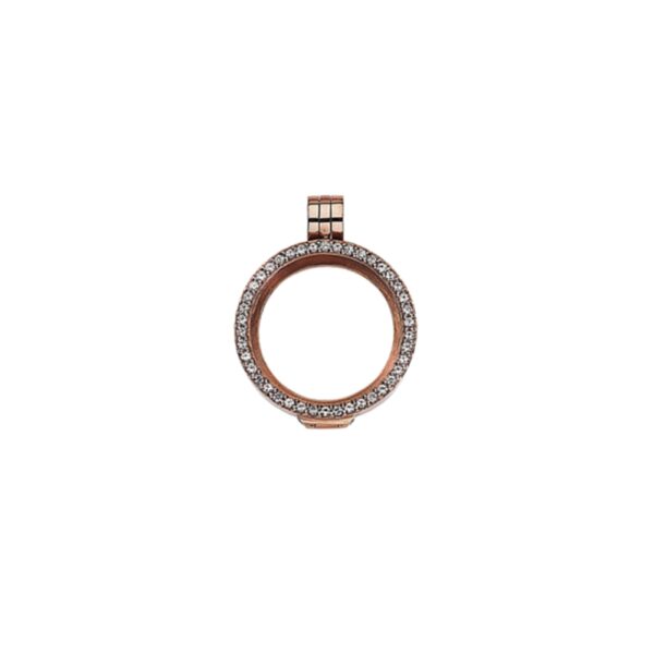 Virtue Holder 23mm Rose Stone