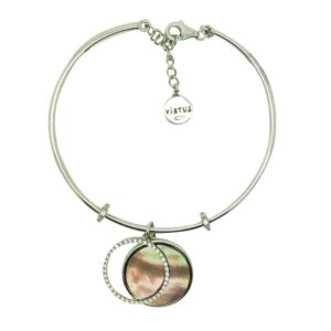 Virtue Silver Slim Bangle Mop
