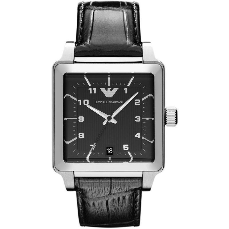 Emporio armani square online watch