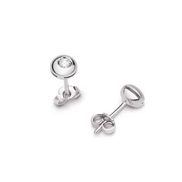 Diamond Solitaire Earrings