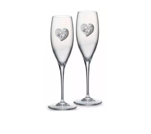 25th Anniversary Flutes (Set of 2)