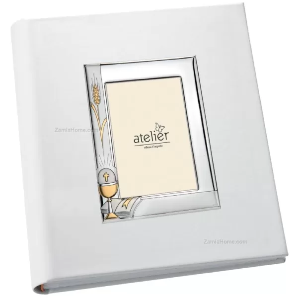Holy Communion photo album with frame 20x25cm