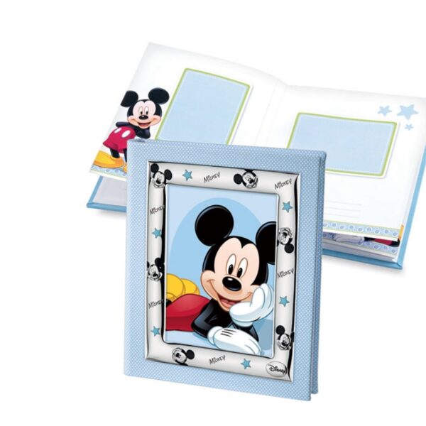 Disney Silver Mickey Mouse Album with Frame