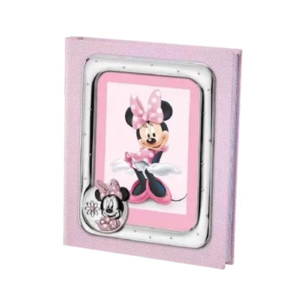 Disney Silver Minnie Mouse Album with Frame