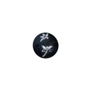 Virtue Black And White Dragon Fly Crystal
