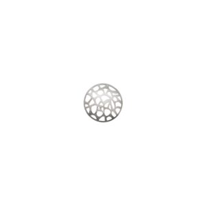 Virtue Filigree Cut Out Rhodium Curved