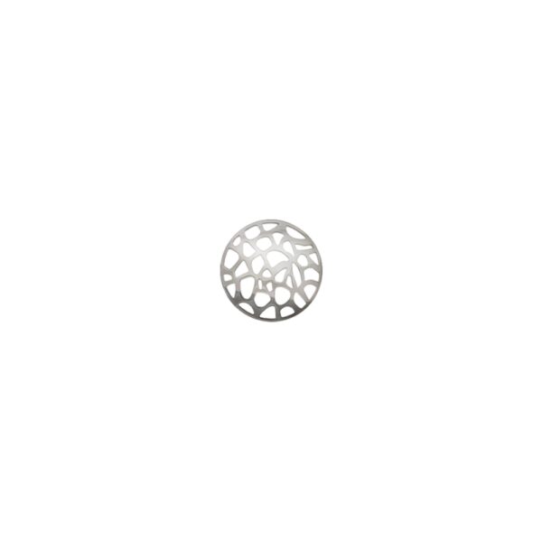 Virtue Filigree Cut Out Rhodium Curved