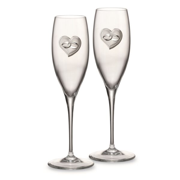 Wedding/Anniversary Flutes (Set of 2)