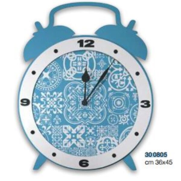 WALL CLOCK BLUE