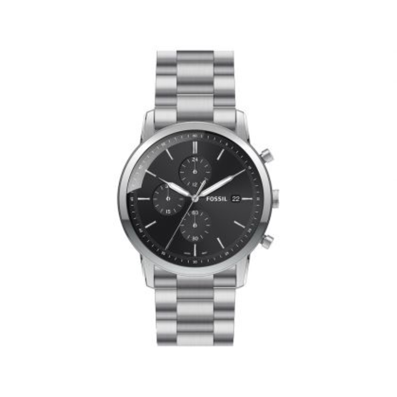 FOSSIL Chronograph Minimalist Stainless steel Watch - Tesor