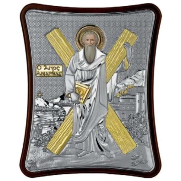 St.Andreas Silver Icon