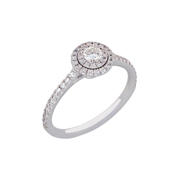 Diamonds Halo Ring