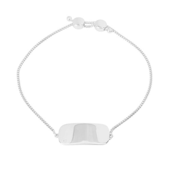 D FOR DIAMOND - Forever ID Bracelet with Diamond