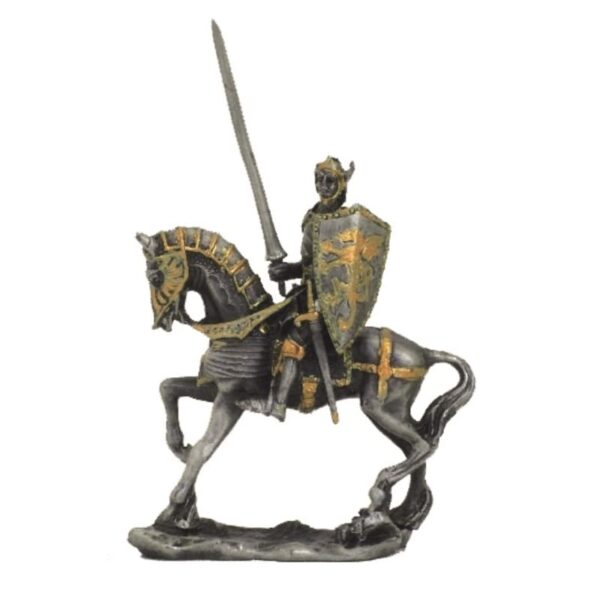 Knight with sword figurine