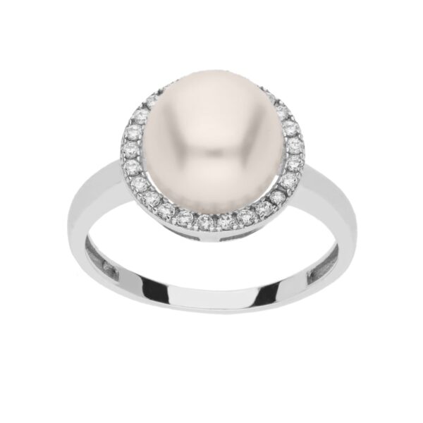 18kt Gold Pearl Ring