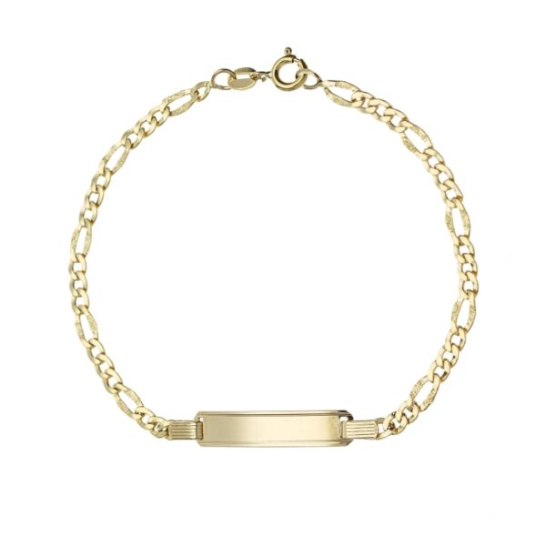 18kt Gold I.D Bracelet