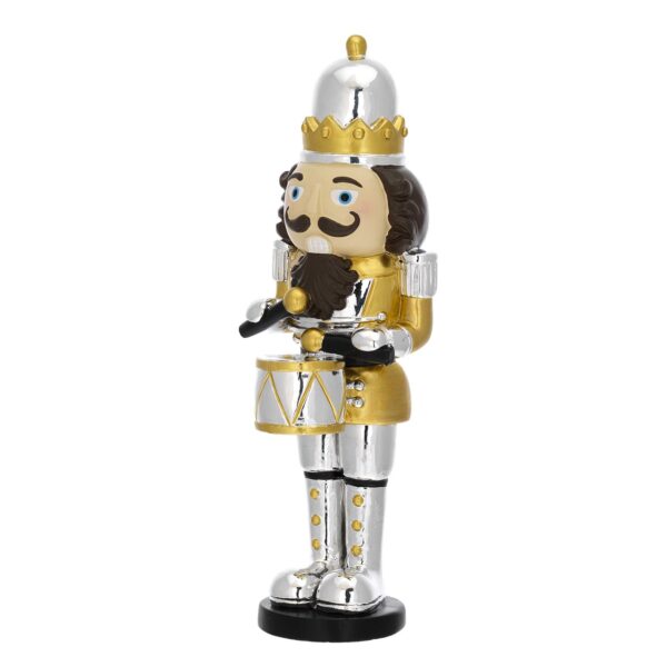 Nutcracker 20cm Gold/Silver