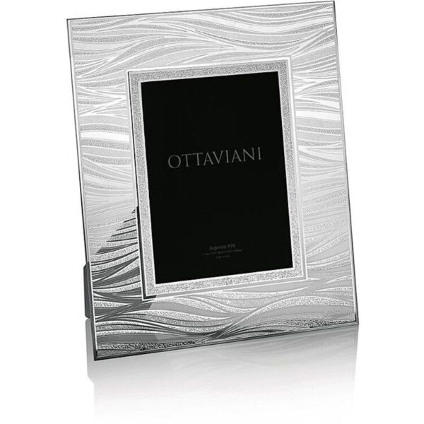 Crystal photo frame with Silver leaf