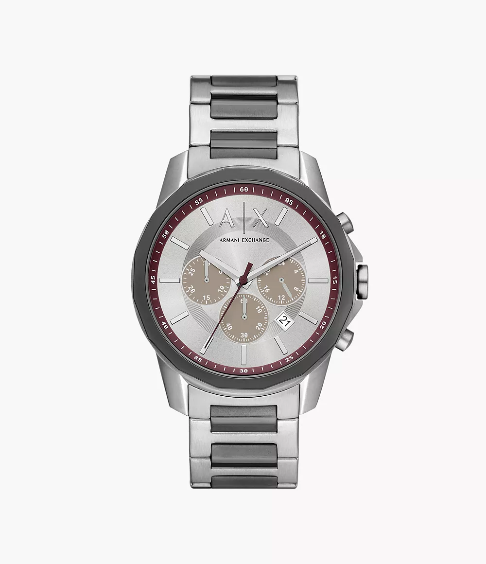 Armani exchange 2024 silver watch