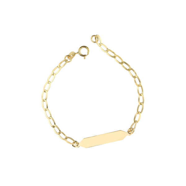 18Kt Gold ID Bracelet