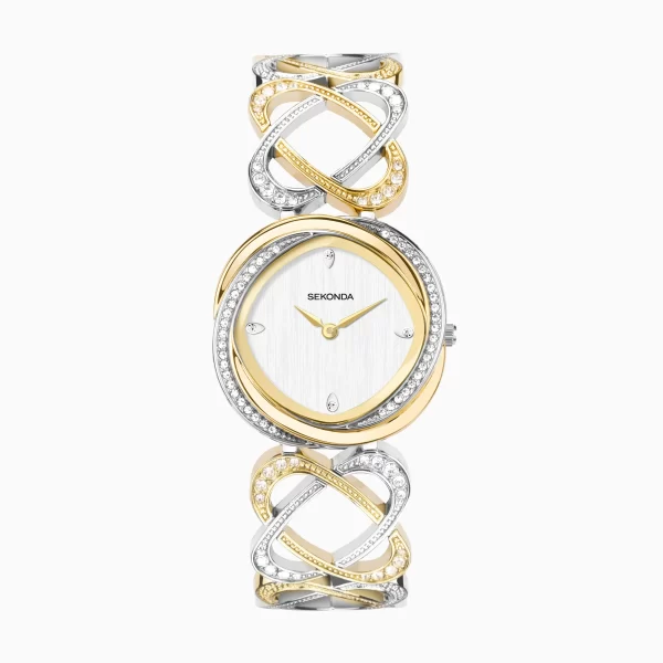 SEKONDA Women's Hidden Hearts Watch