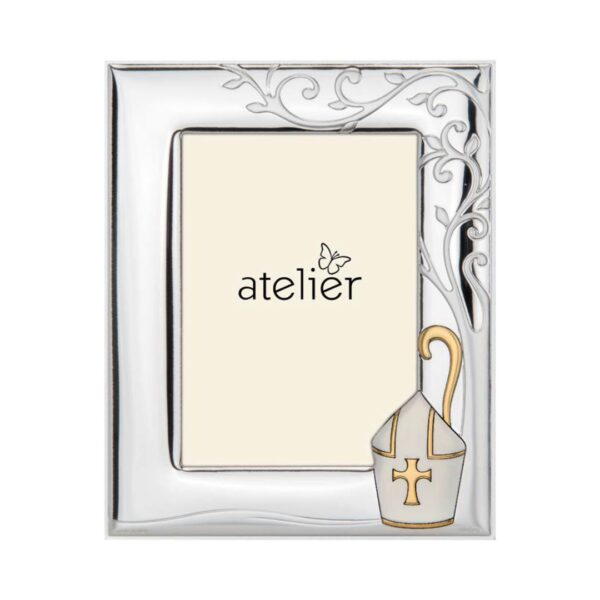 Confirmation Photo Frame – White-Gold Decor