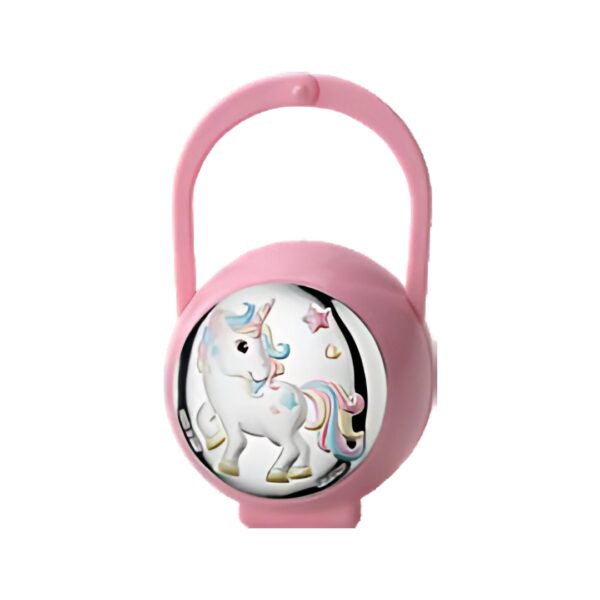 Gift Set – Pin & Unicorn Pacifier Box (Pink)