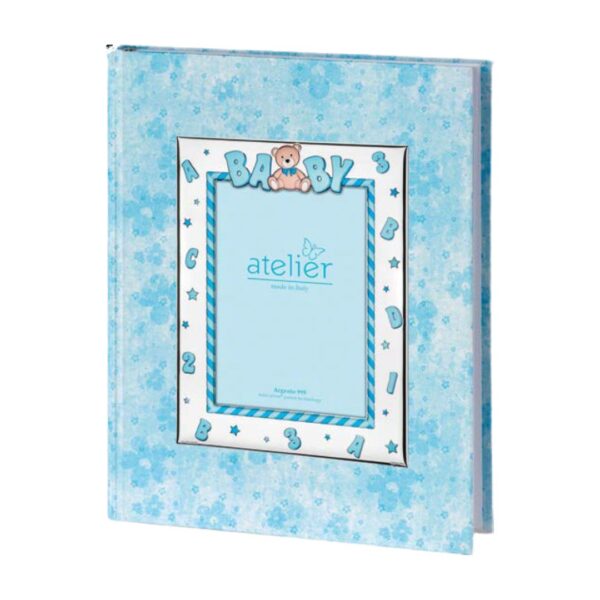 Baby Album with Frame – 9x13 Little Bear (Blue or Pink)