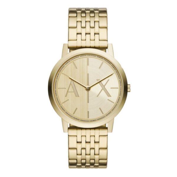 Armani Exchange Two-Hand Gold-Tone Women's Watch