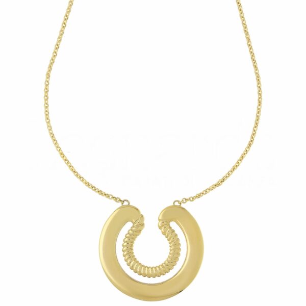 18Kt Gold Electroformed Element Necklace