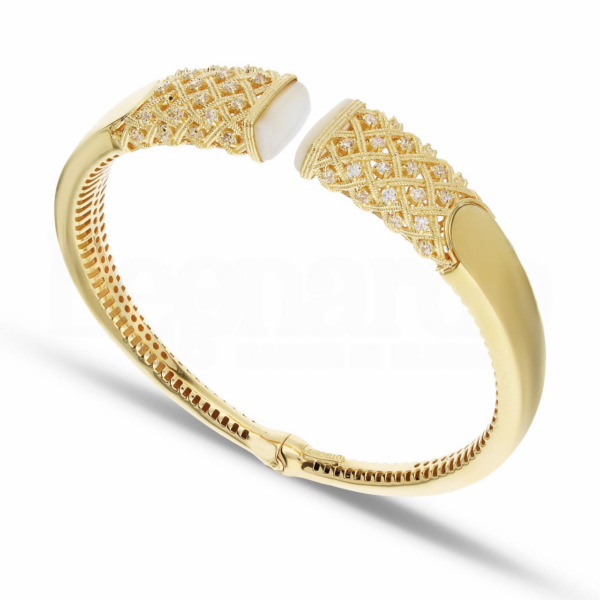 18Kt Gold Double Stone Collection Bracelet