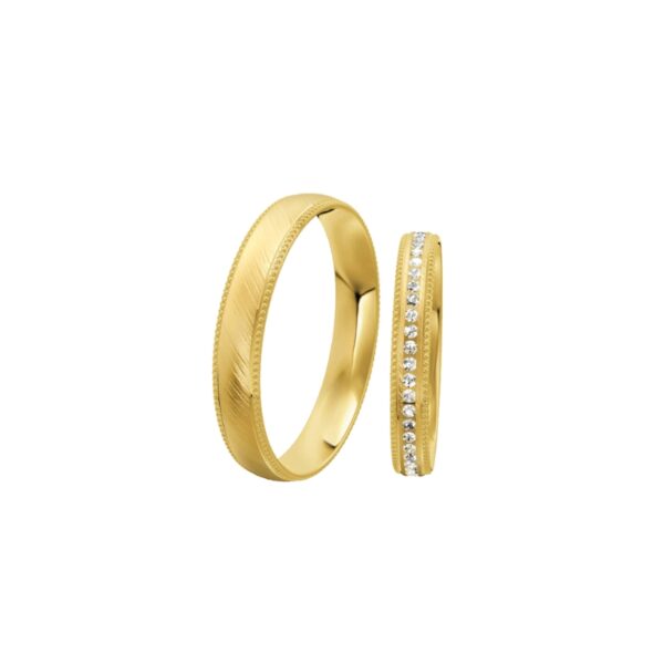 18Kt Gold Wedding Rings