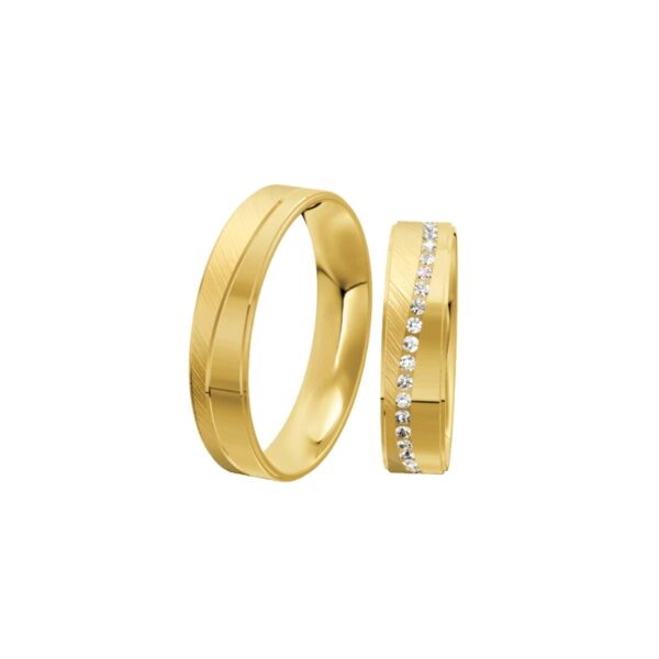 18Kt Gold Wedding Rings