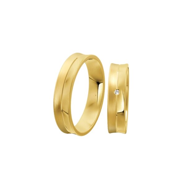 18Kt Gold Wedding Rings