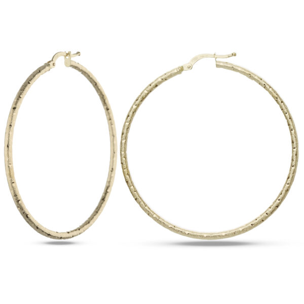 18Kt Gold Hoop Earrings