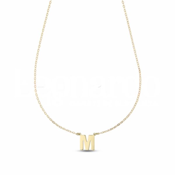 18Kt Gold Letter Necklace