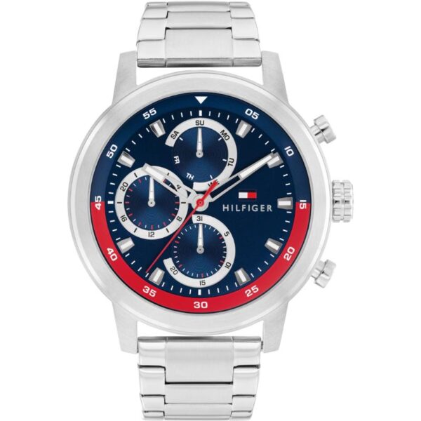 TOMMY HILFIGER Rocky Silver and Blue Men's Watch