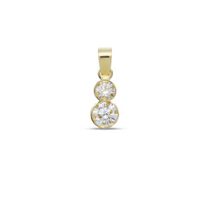 18Kt Gold Bilogy Pendant