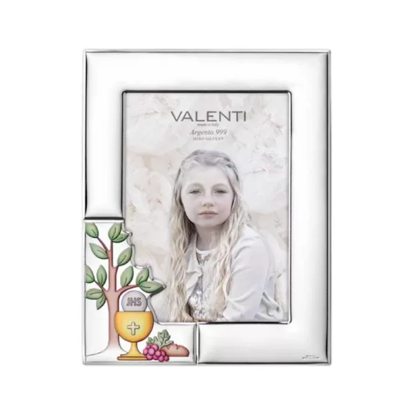 Silver Frame Holy Communion 13x18cm