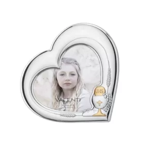Silver Frame Holy Communion 16x16cm