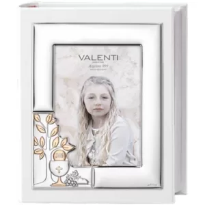 Silver Album with Frame Holy Communion 25x30cm